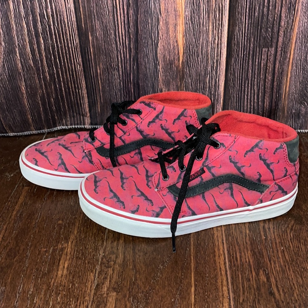 Vans High Top Dinosaur Sneakers - 5Y - Picture 2 of 7